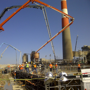 Power plant concrete testing